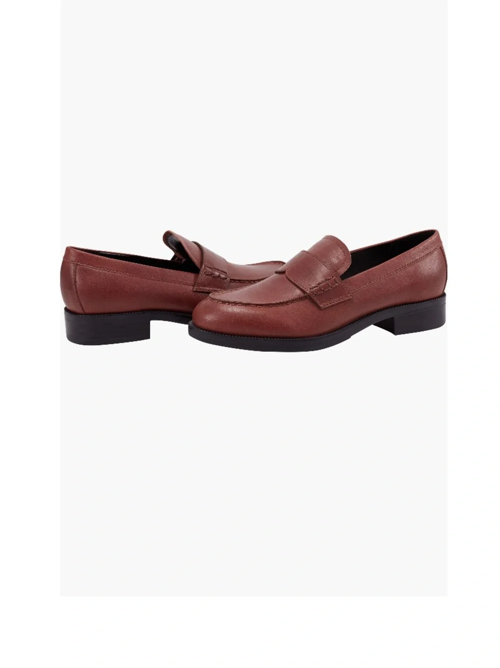Marc Fisher LTD Palista Loafers Medium Brown 210 Leather Women’s Size 8